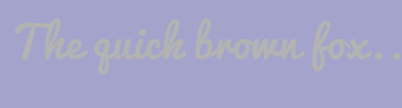 Image with Font Color B3B3B3 and Background Color A3A3CC